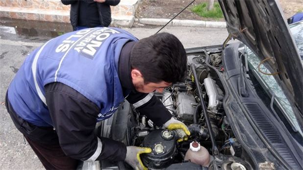 Aksaray’da şüpheli araç iddiası