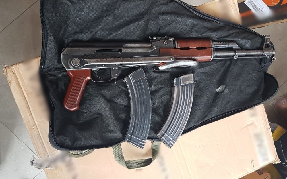 Akşehir merkezi silah operasyonu 