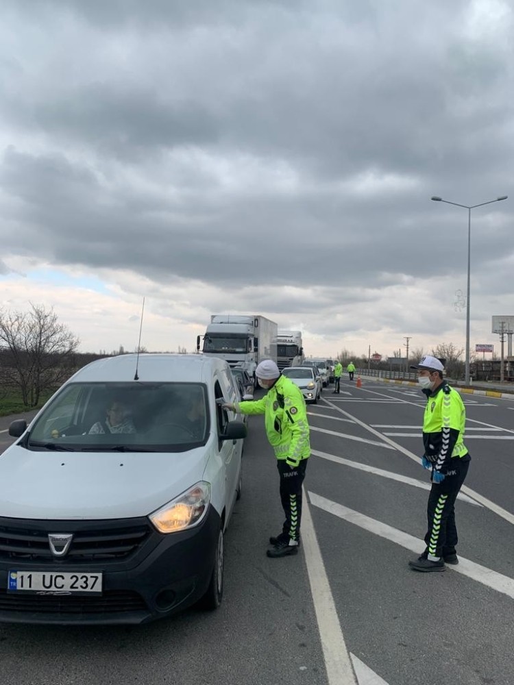 Akşehir’de Korona virüs denetimi 