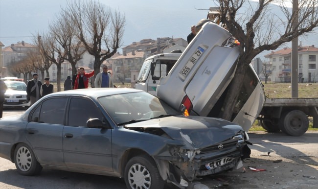 Akşehir’de trafik kazası: 1 yaralı