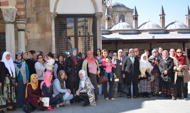 Aksekili kadınlara Mevlana gezisi