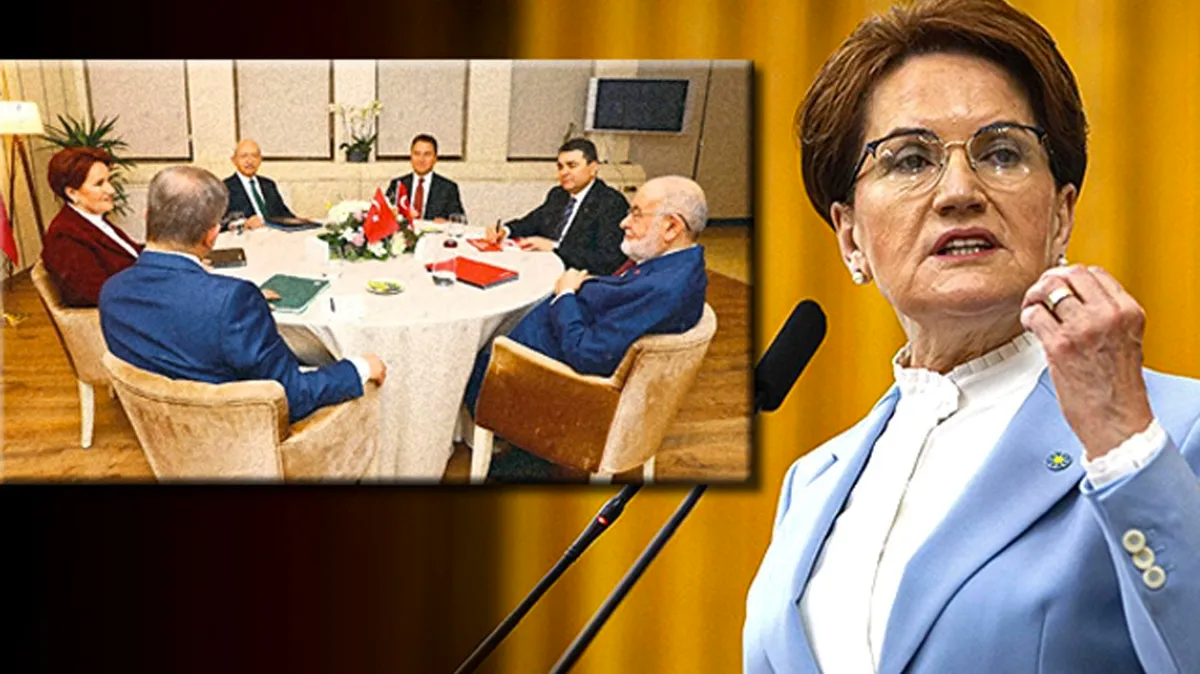 Akşener'den şaşkına çeviren öneri! Masadakiler şok olacak