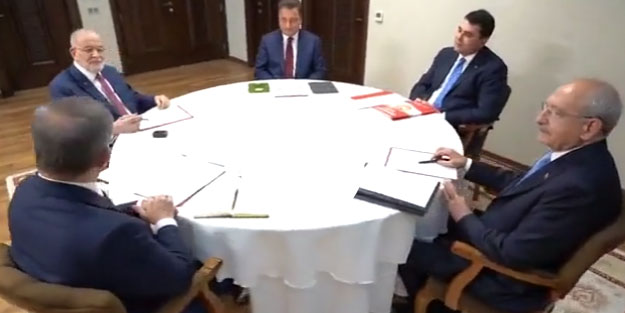 Akşener'siz ilk toplantı sona erdi! 5 lider ortak açıklama yaptı