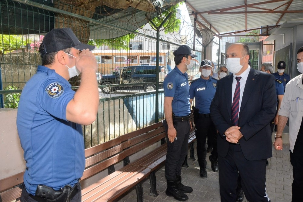 Aktaş’tan sosyal mesafeli denetleme 