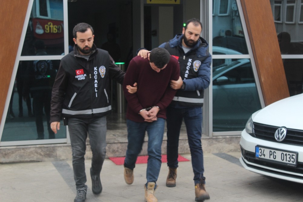 Akü hırsızı yakayı ele verdi 