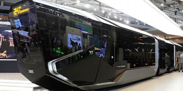 Akvaryum görünümlü tramvay