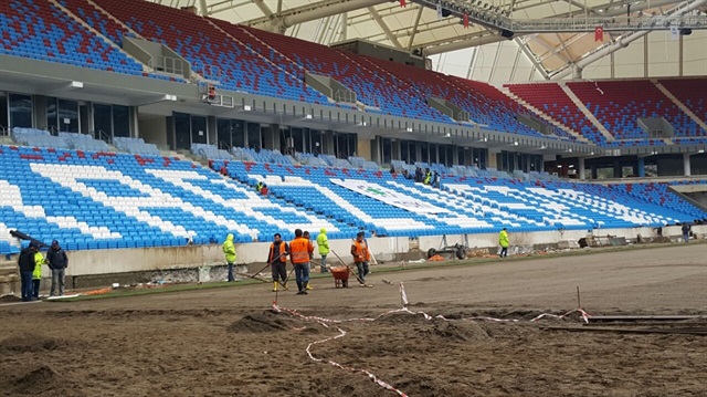 Akyazı Stadı'nda sona yaklaştı