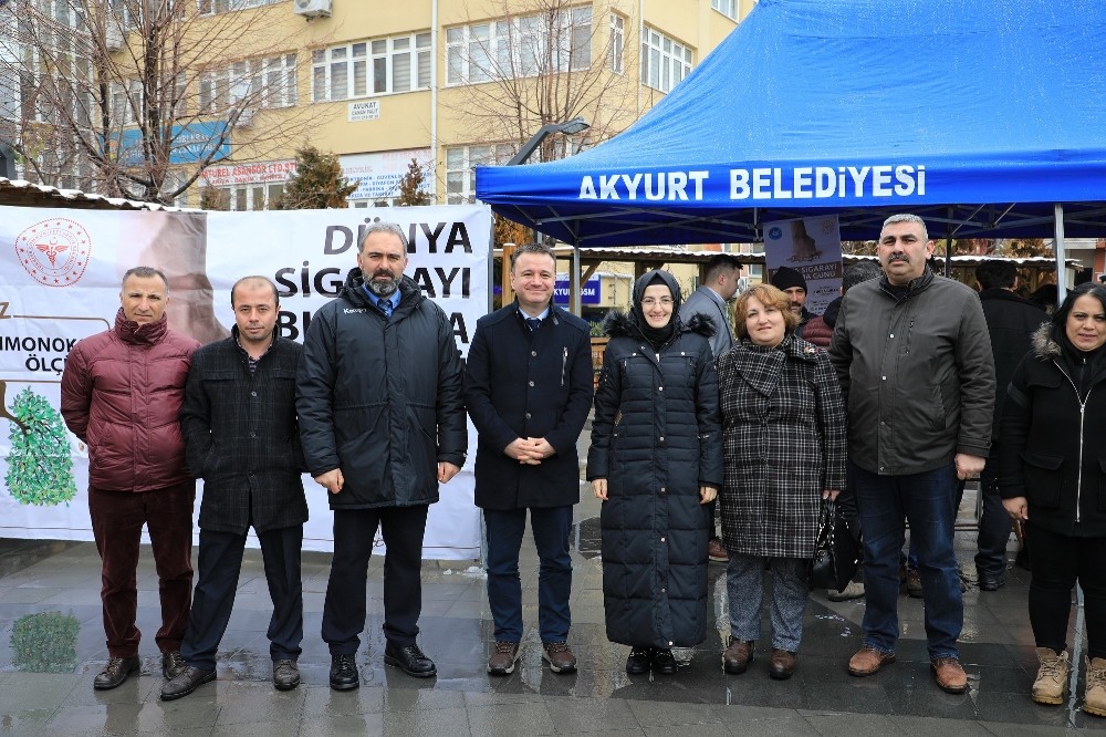 Akyurt’ta sigarayı bırakmada ilk adım 