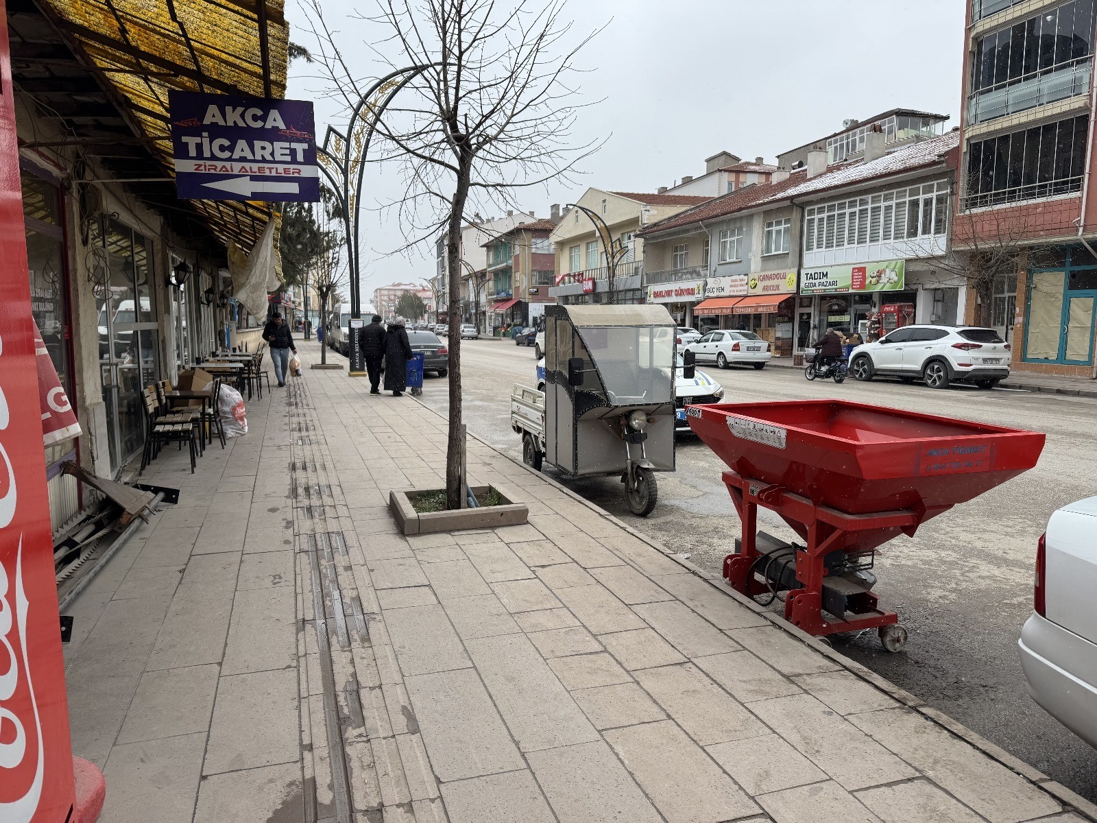 Alaca'da kaldırım işgaline geçit verilmeyecek