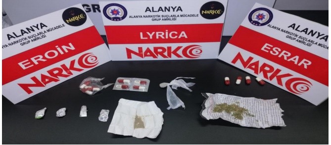 Alanya’da uyuşturucu operasyonu: 11 gözaltı 