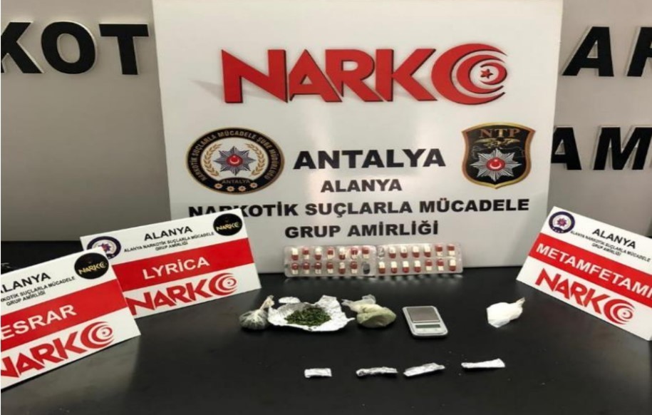 Alanya’da uyuşturucu operasyonu 