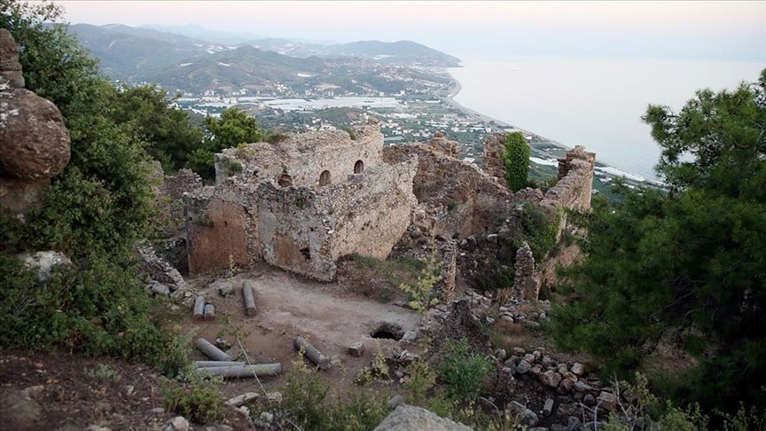 Alanya'daki Syedra Antik Kenti 24 saat kameralarla takip ediliyor