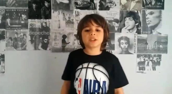Alanyalı öğrencilerden sağlık çalışanlarına videolu destek 