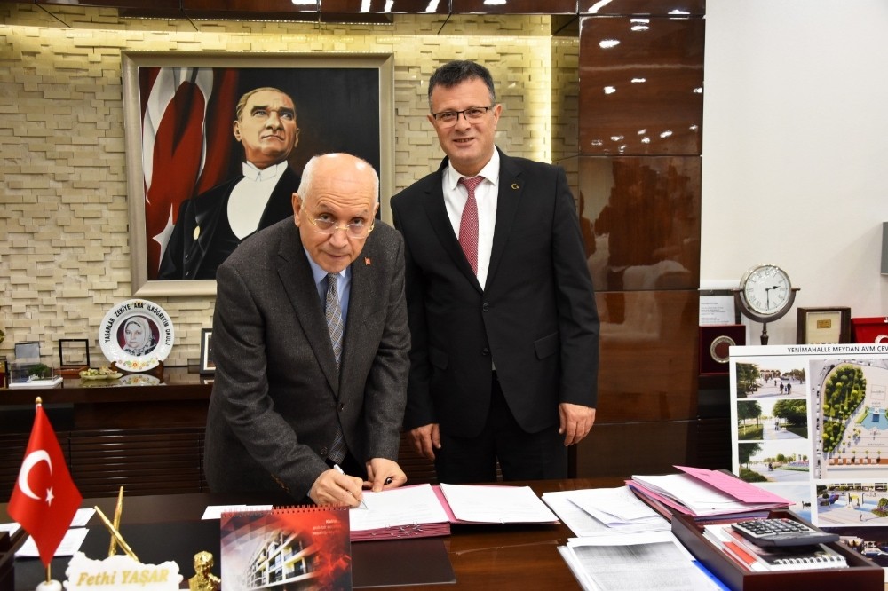 Alaşehir Belediyesi ile Yenimahalle Belediyesi kardeş oldu 