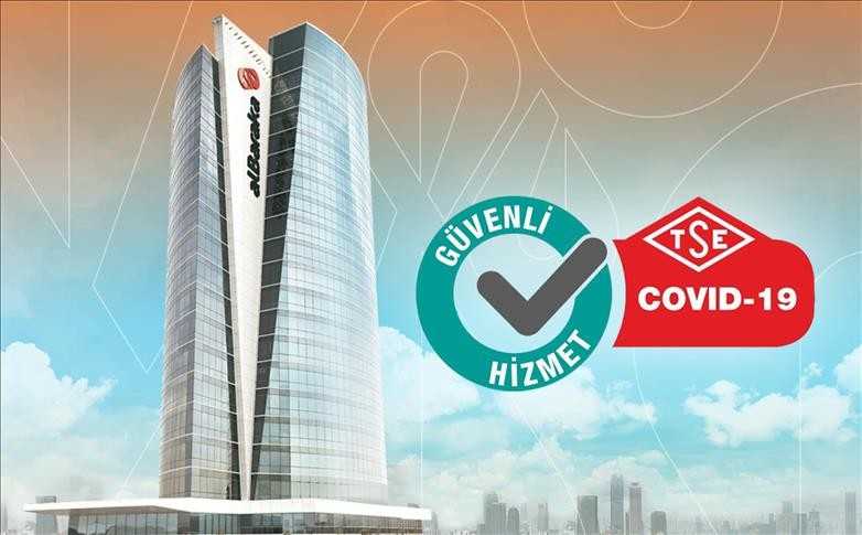 Albaraka Türk, Kovid-19 önlemleriyle TSE sertifikası aldı