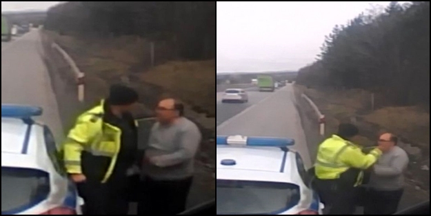 Alçak Bulgar polisi, rüşvet vermeyen Türk şoföre saldırdı! Türk büyükelçiliği devreye girdi