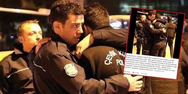 Saldırı sonrası polislerin Facebook paylaşımı ağlattı
