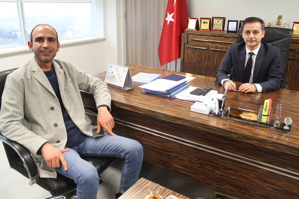 Aldudak’tan İl Sağlık Müdürü Tekin’e ziyaret 