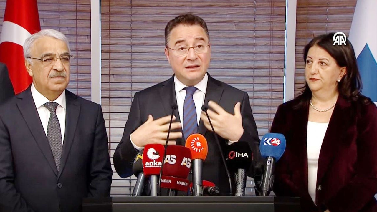 Alerjin mi var Ali Babacan? DEM'le görüştü Cumhurbaşkanı Erdoğan'ı suçladı