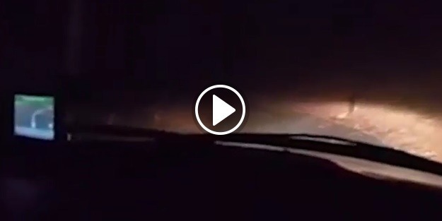 Alevlerin arasından korku dolu kaçış!