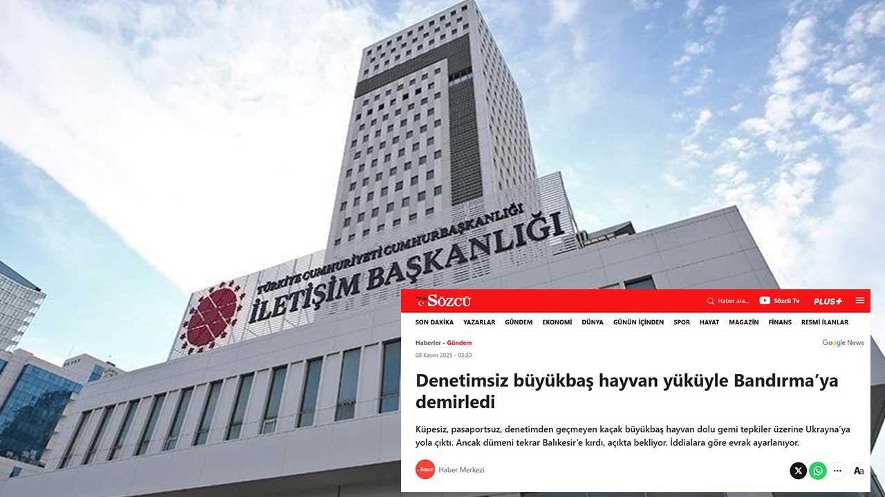 Algı bülteni palavraya doymuyor! Sözcü'ye 'kaçak hayvan' yalanlaması