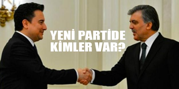 Ali Babacan’ın kuracağı yeni partide kimler olacak? Yeni partide kimler var?