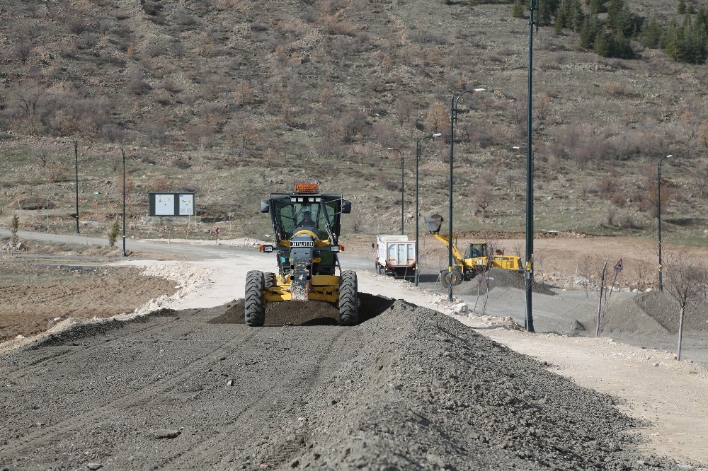 Ali Dağı yolu elden geçirildi 