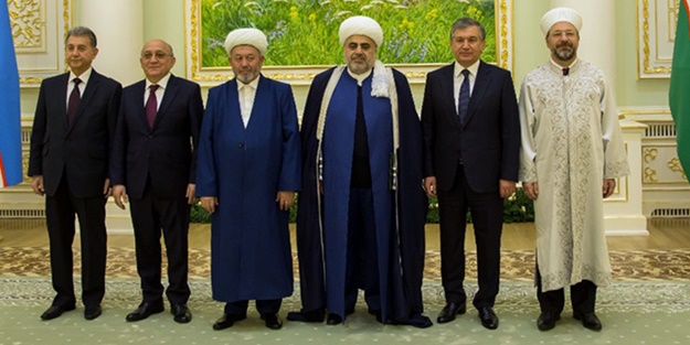 Ali Erbaş ve Mirziyoyev'den 'teröre geçit yok' mesajı