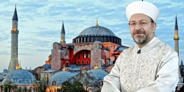 Ali Erbaş'ın Ayasofya davetiyesi ortaya çıktı... O detay dikkat çekti