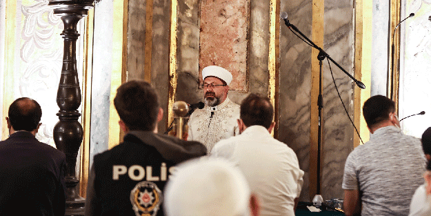 Ali Erbaş’tan Ayasofya mesajı