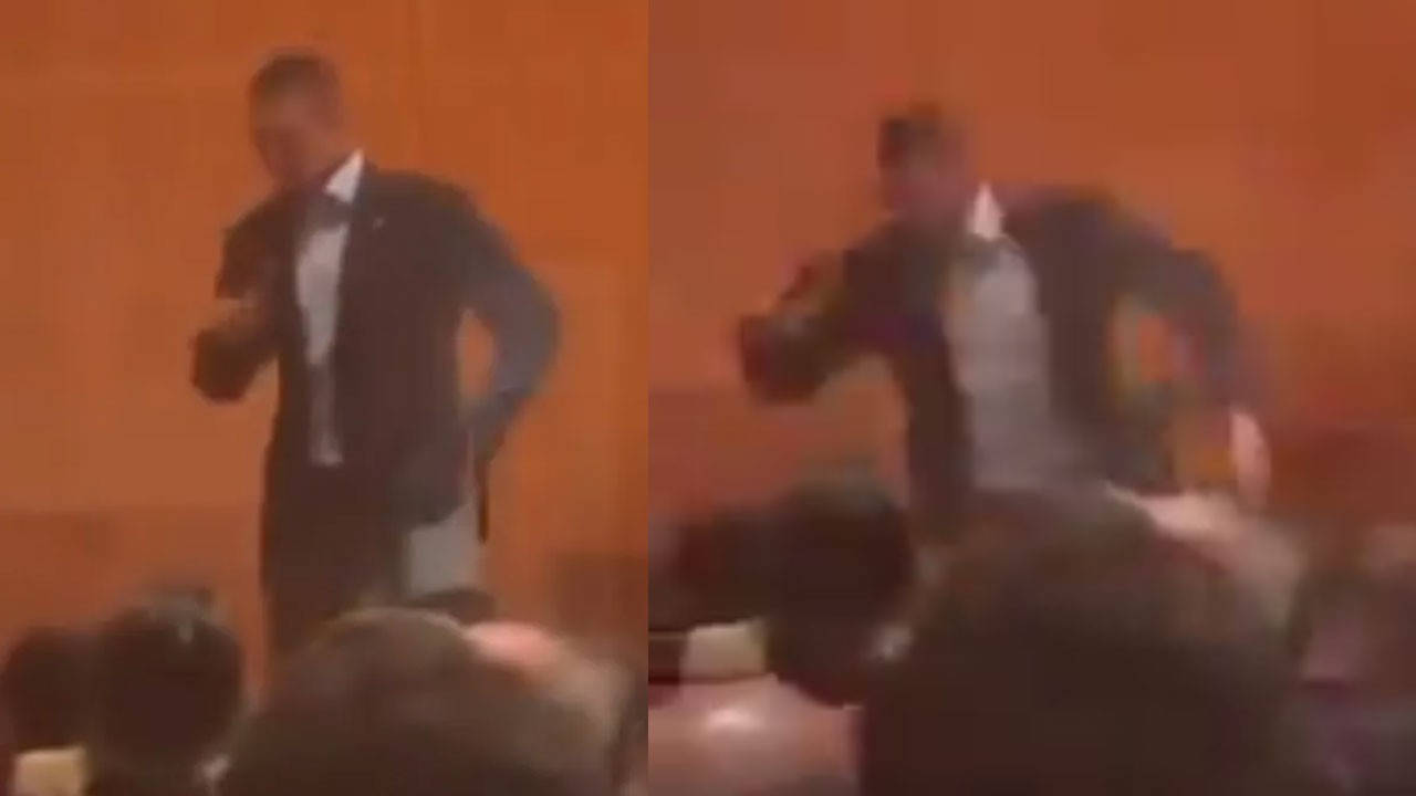 Ali Koç yere kapaklandı