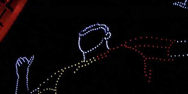 Ali Sami Yen'de drone şov