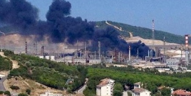 Tüpraş'ta yangın çıktı
