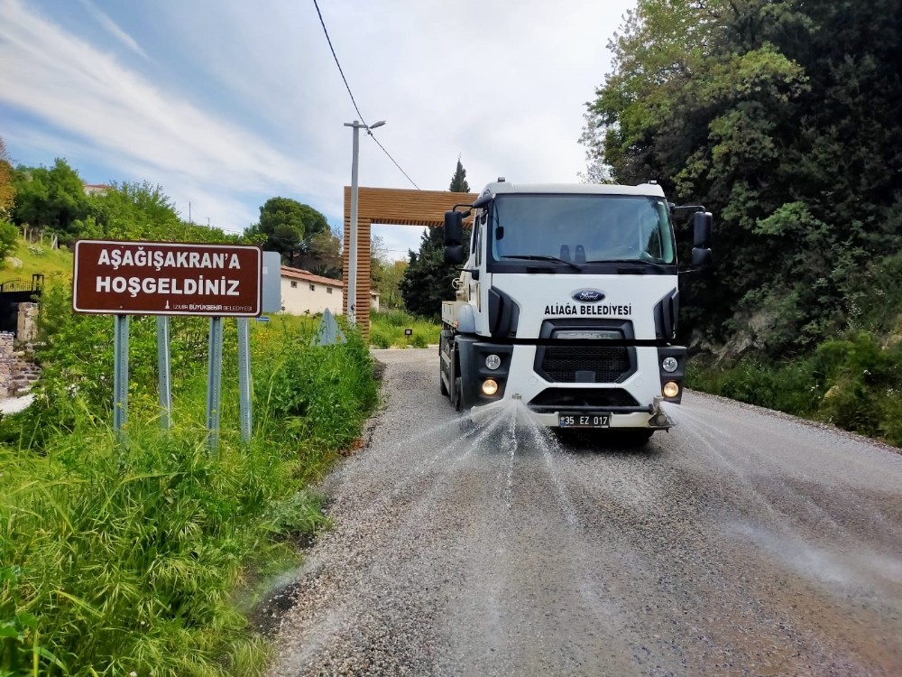 Aliağa’da hijyen çalışmaları hız kesmiyor 