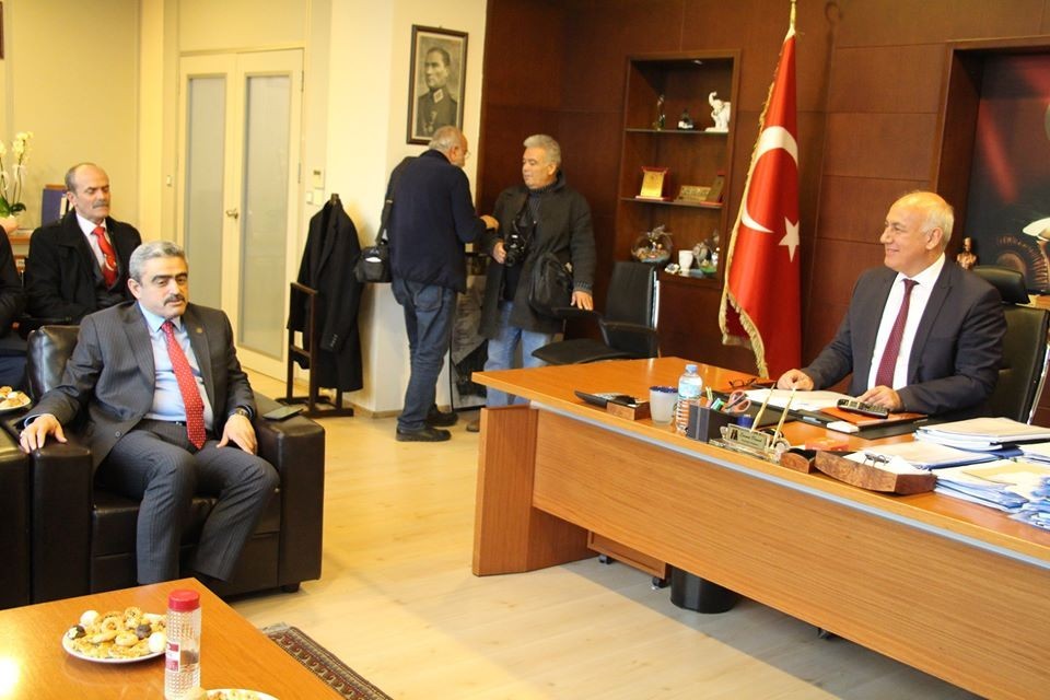 Alıcık’tan Başkan Tuncer’e ziyaret 