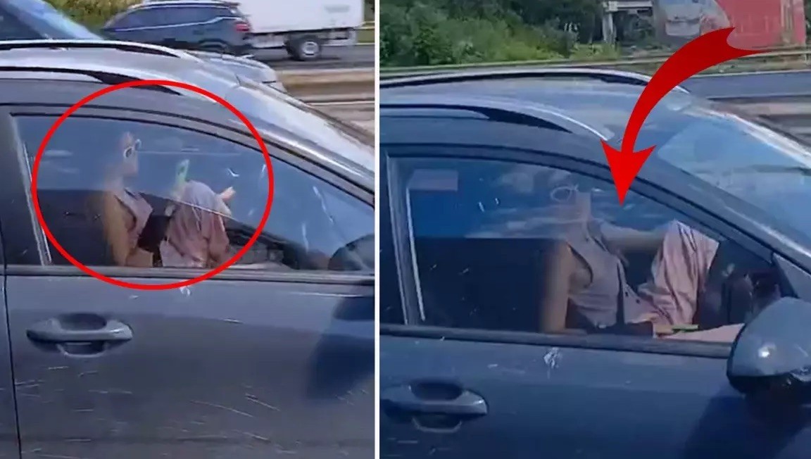 Alın bu utanmaz kadının ehliyetini! Akan trafikte yaptığı şeye bakın