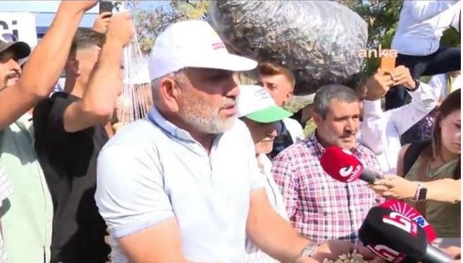 Alın size bir skandal daha! Konuşan çiftçi değil CHP Meclis üyesi