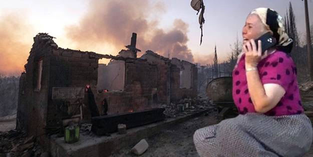 Alinur Aktaş'tan yangında eşyalarını yandığı için ağlayan kadına yardım eli