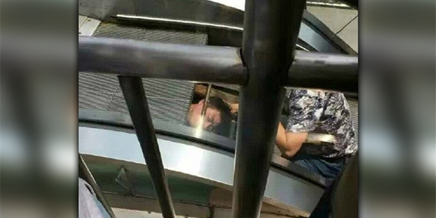 Alışveriş merkezinde korku dolu dakikalar