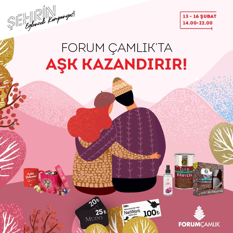 Alışveriş yapan çiftler aşk oyunu ile kazanacak 