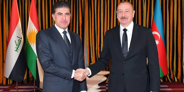 Aliyev, Barzani ile görüştü