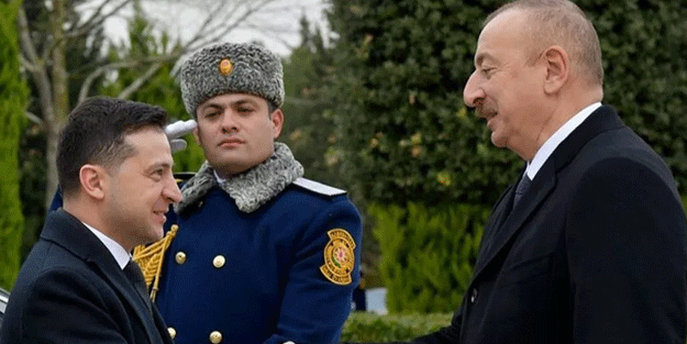 Aliyev, Zelenskiy ile görüştü