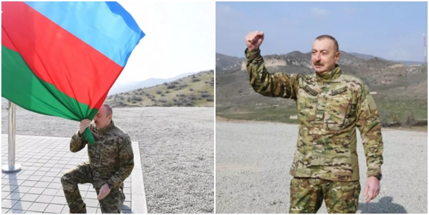 Aliyev'den bir zafer pozu daha! Ermenistan çıldıracak