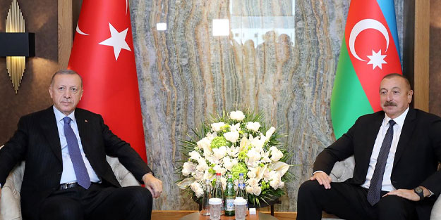 Aliyev'den Cumhurbaşkanı Erdoğan'a teşekkür