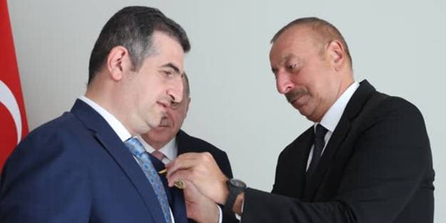 Aliyev'den Haluk Bayraktar’a ‘Karabağ Nişanı’