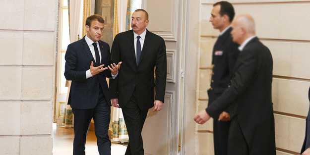 Aliyev'den Macron'a çağrı!