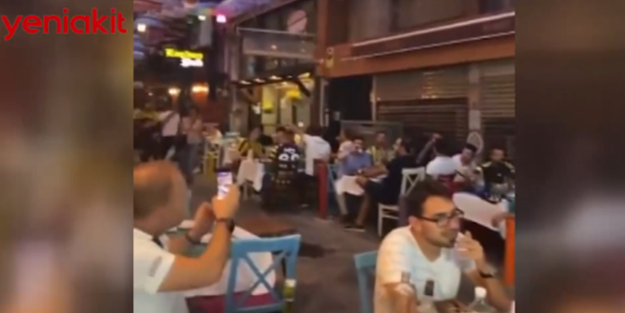 Alkol masasında Cumhurbaşkanı Erdoğan'a tezahüratla küfrettiler!