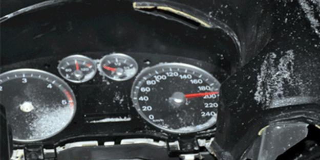 Hız göstergesi orada takıldı kaldı!