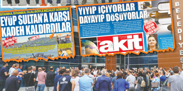 Alkole, konsere, heykele, gezilere, makam odalarına var CHP’de bir tek işçiye para yok