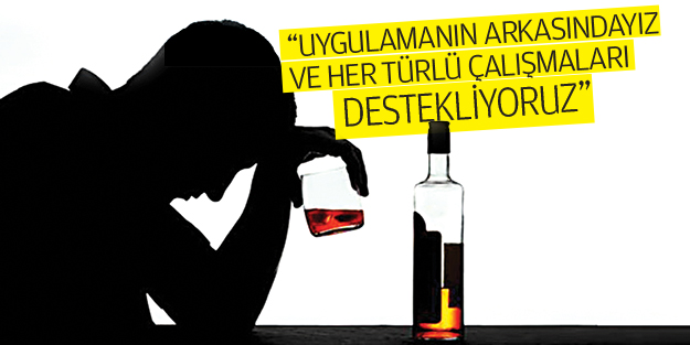 Alkole tabela ve ekran yasağı